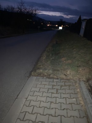 Vybudování chodníku z Horní Lhoty do Ráječka